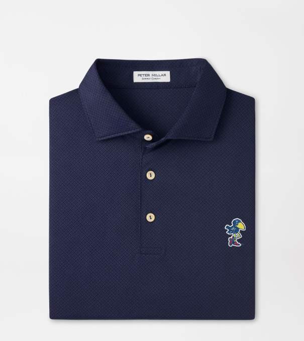 Kansas Vault Hugo Performance Jersey Polo in Navy