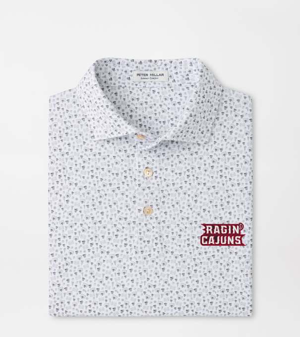 Louisiana at Lafayette Buzzer Beater Performance Jersey Polo in White