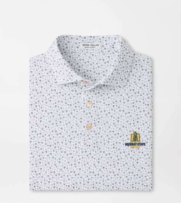 Murray State Buzzer Beater Performance Jersey Polo in White