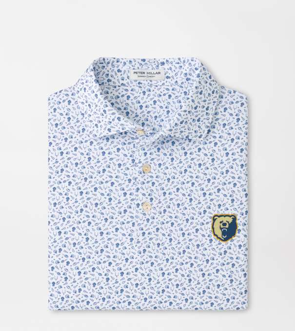 Morgan State Kick Off Performance Jersey Polo in Blue Frost