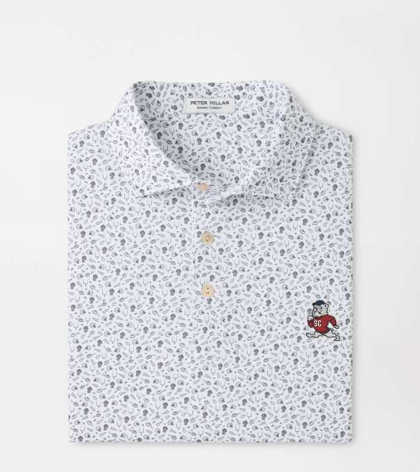 SC State Kick Off Performance Jersey Polo in Gale Grey
