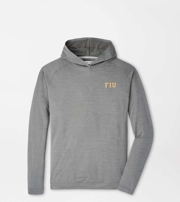 Florida International University Pine Performance Hoodie in Iron