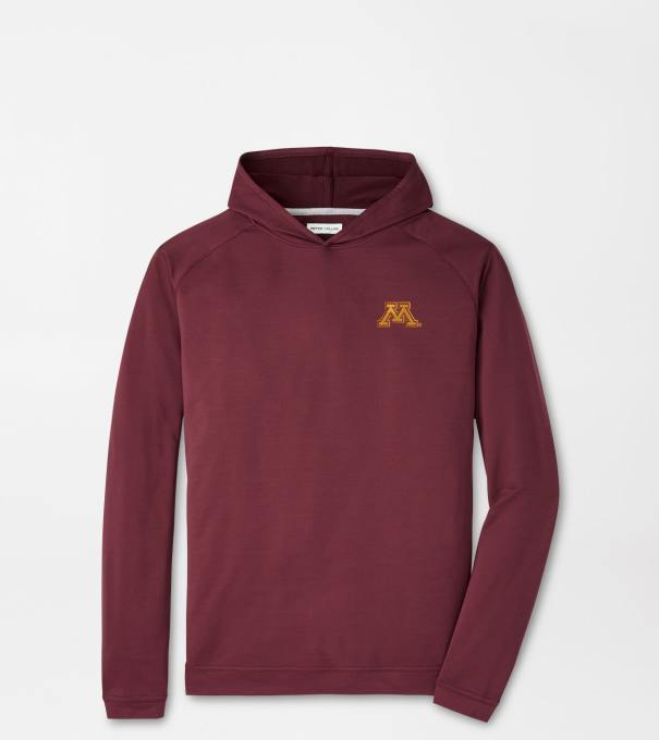 Minnesota Pine Performance Hoodie in Maroon3