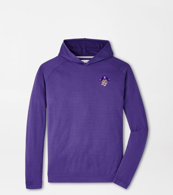 East Carolina University Vault Pine Performance Hoodie in Purple2