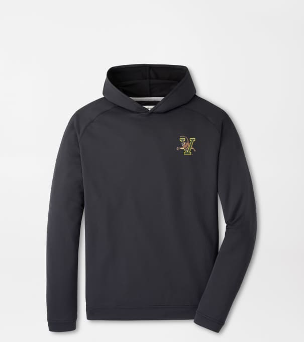 Vermont Pine Performance Hoodie in Black