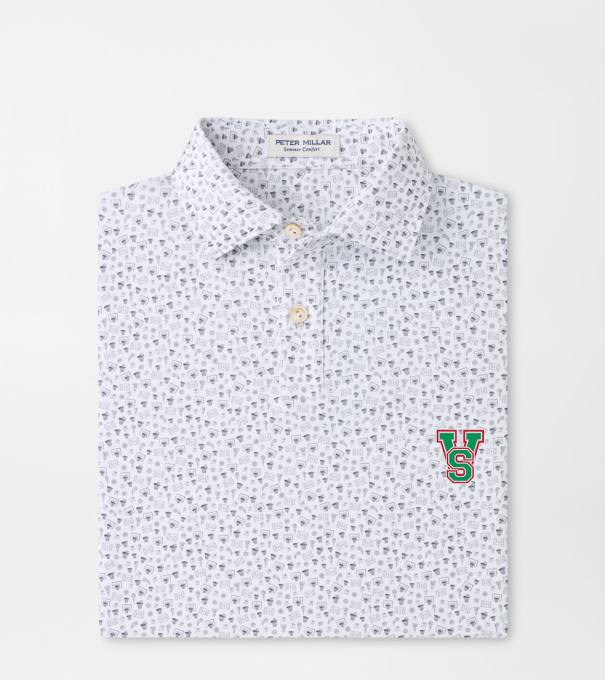 Mississippi Valley State Buzzer Beater Youth Performance Jersey Polo in White