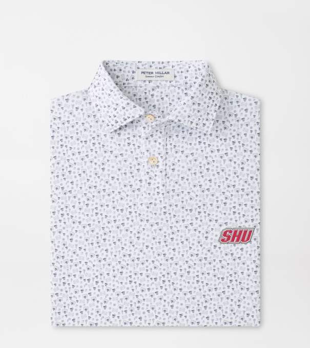 Sacred Heart University Buzzer Beater Youth Performance Jersey Polo in White