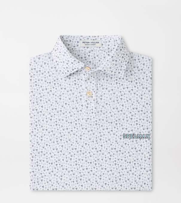 Spelman College Buzzer Beater Youth Performance Jersey Polo in White