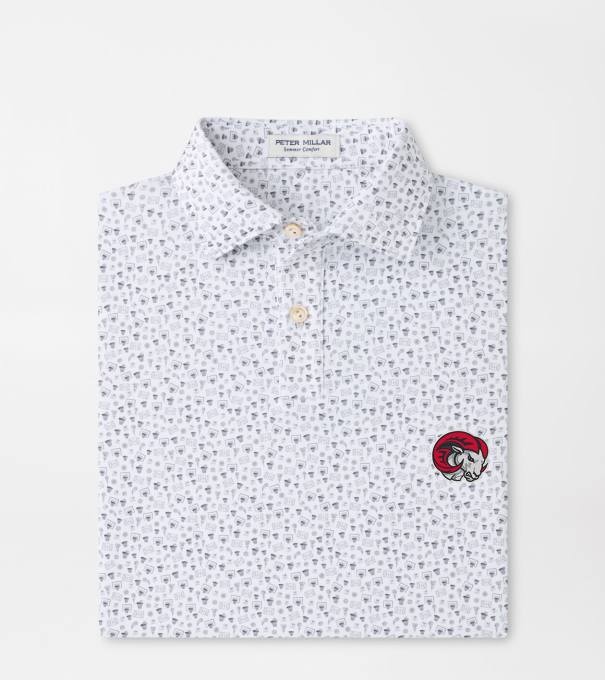 Winston Salem State Buzzer Beater Youth Performance Jersey Polo in White