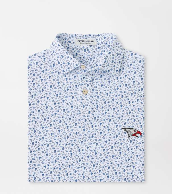 NC Central Kick Off Youth Performance Jersey Polo in Blue Frost