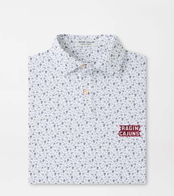 Louisiana at Lafayette Kick Off Youth Performance Jersey Polo in Gale Grey