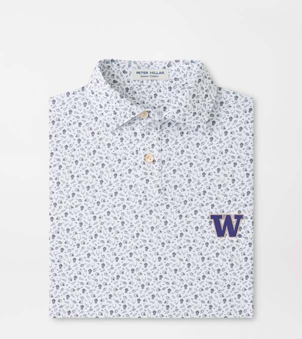 Washington Kick Off Youth Performance Jersey Polo in Gale Grey
