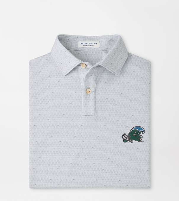 Tulane Green Wave On The Ball Youth Performance Jersey Polo in British Grey