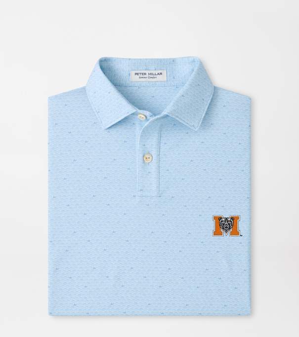 Mercer On The Ball Youth Performance Jersey Polo in PALE BLUE