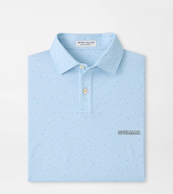 Spelman College On The Ball Youth Performance Jersey Polo in PALE BLUE