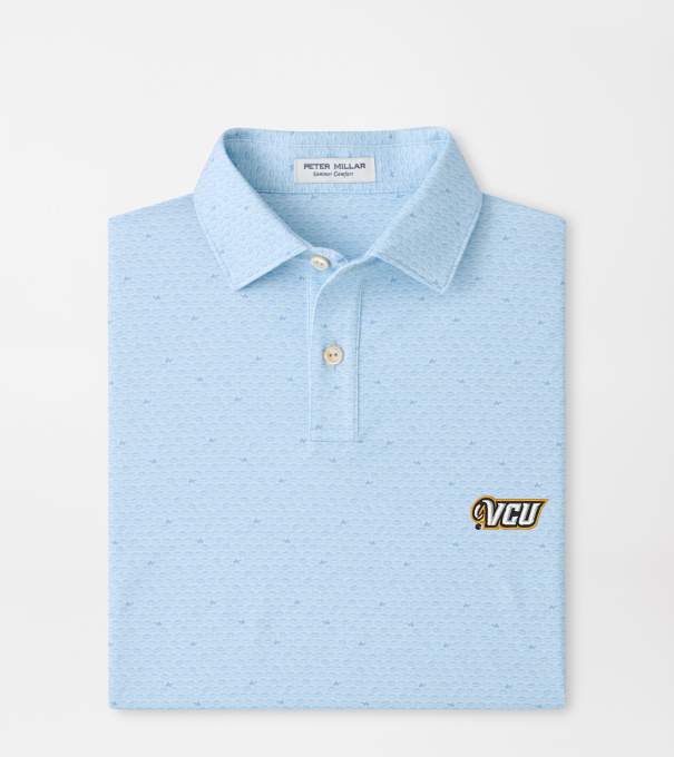 VCU On The Ball Youth Performance Jersey Polo in PALE BLUE
