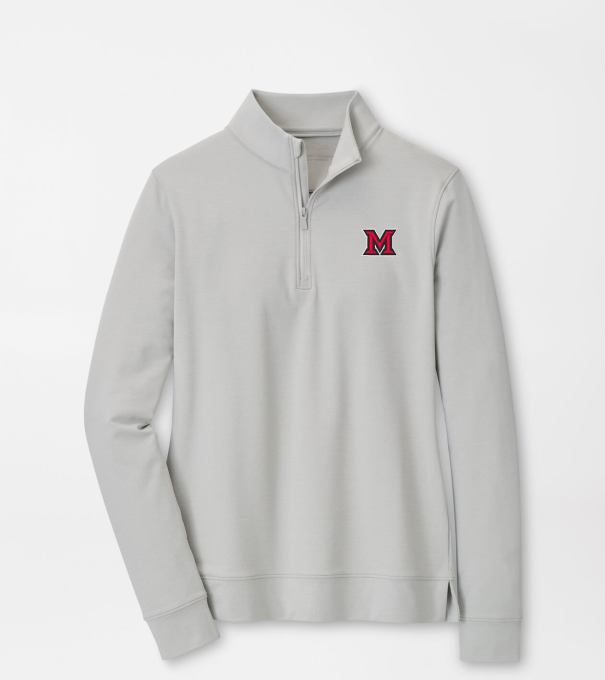 Miami of Ohio Women's Perth Performance Pullover in British Grey