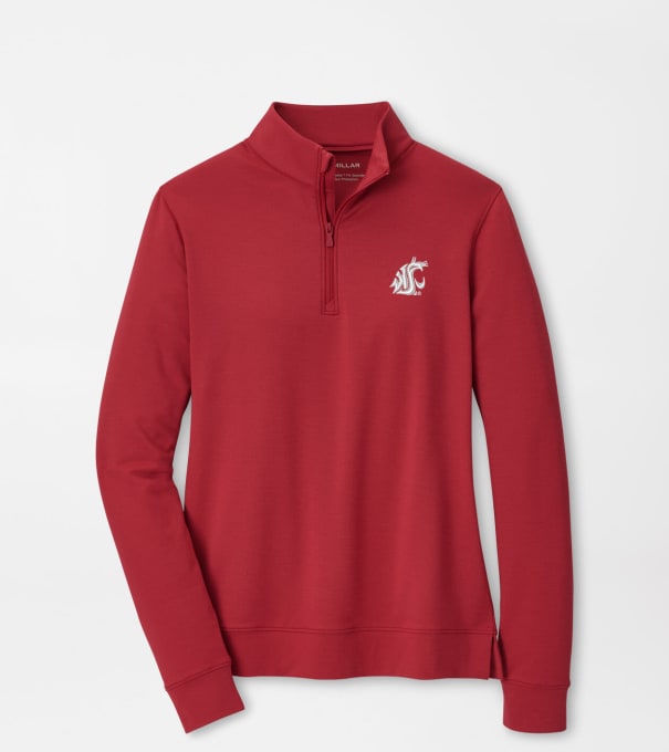 Washington State Women's Perth Performance Pullover in Crimson1