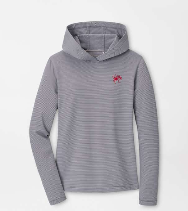 Richmond Women's Pine Sugar Stripe Performance Hoodie in Iron