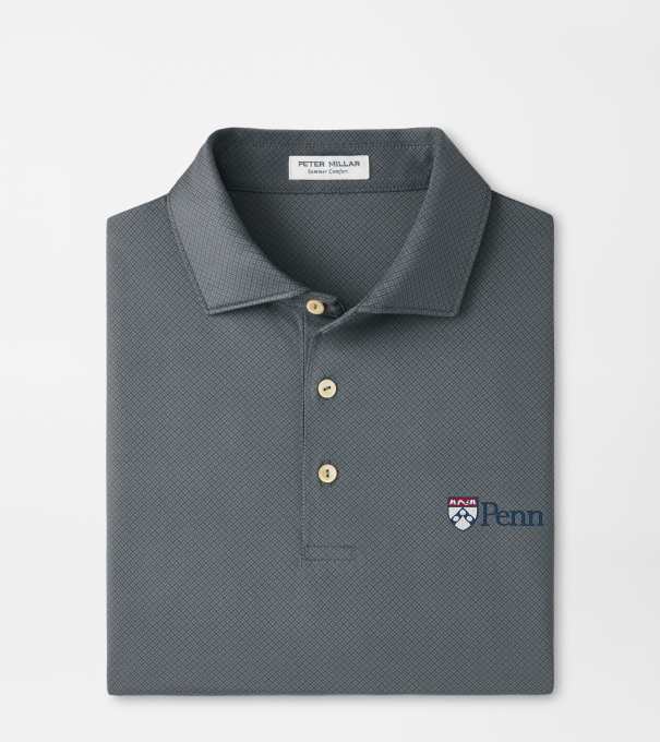 UPenn Hugo Performance Jersey Polo in Iron