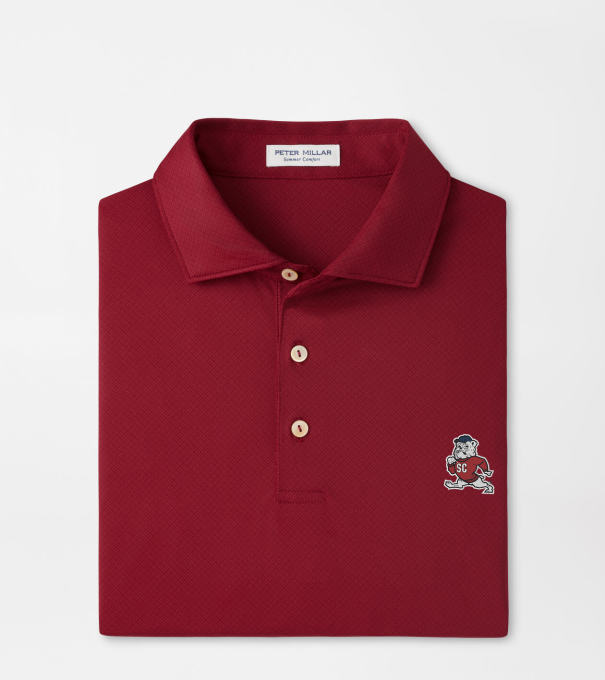 SC State Hugo Performance Jersey Polo in Maroon2