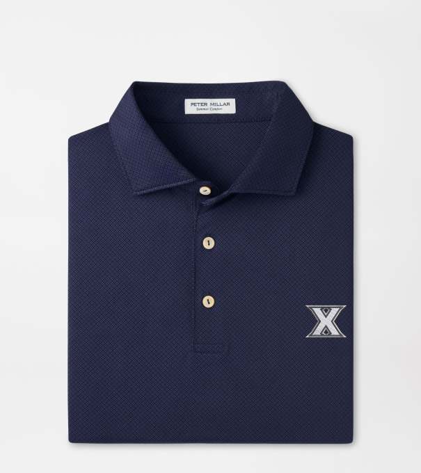 Xavier Hugo Performance Jersey Polo in Navy