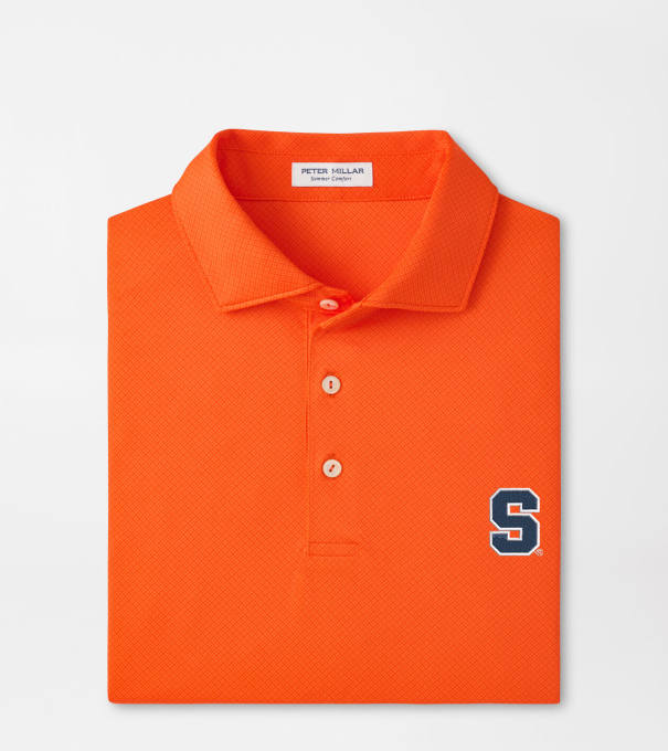 Syracuse Hugo Performance Jersey Polo in Orange6