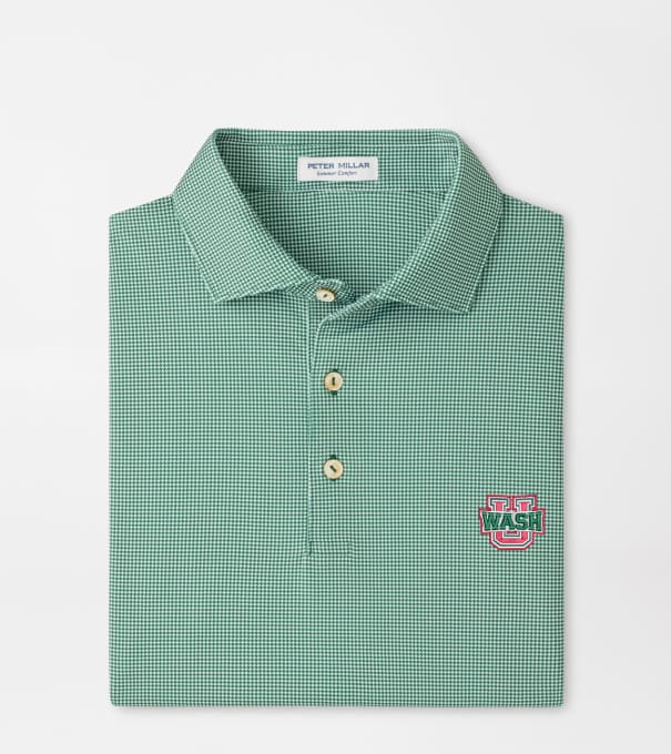 Washington St. Louis Border Performance Jersey Polo in Green1