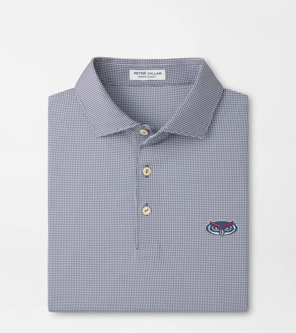 Florida Atlantic University Border Performance Jersey Polo in Iron