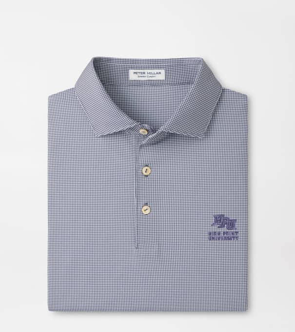 High Point University Border Performance Jersey Polo in Iron