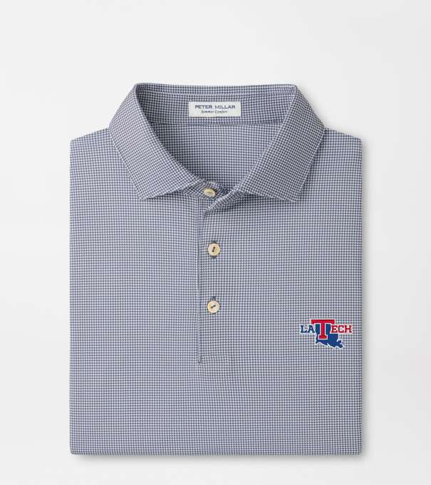 Louisiana Tech Border Performance Jersey Polo in Iron