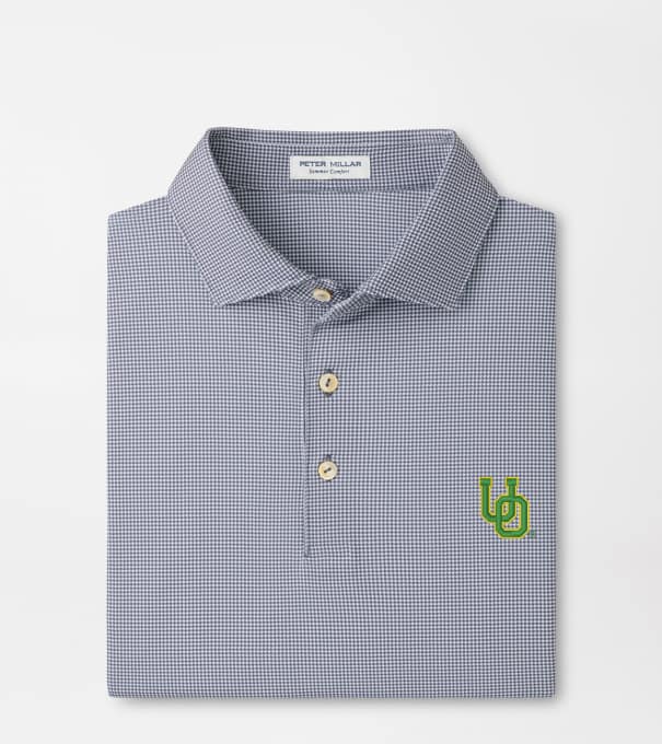 Oregon Vault Border Performance Jersey Polo in Iron
