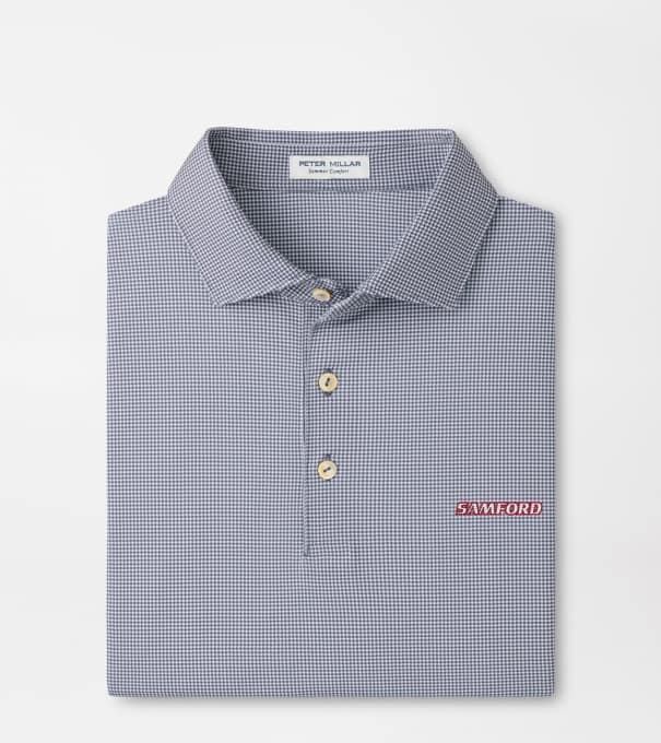 Samford Border Performance Jersey Polo in Iron