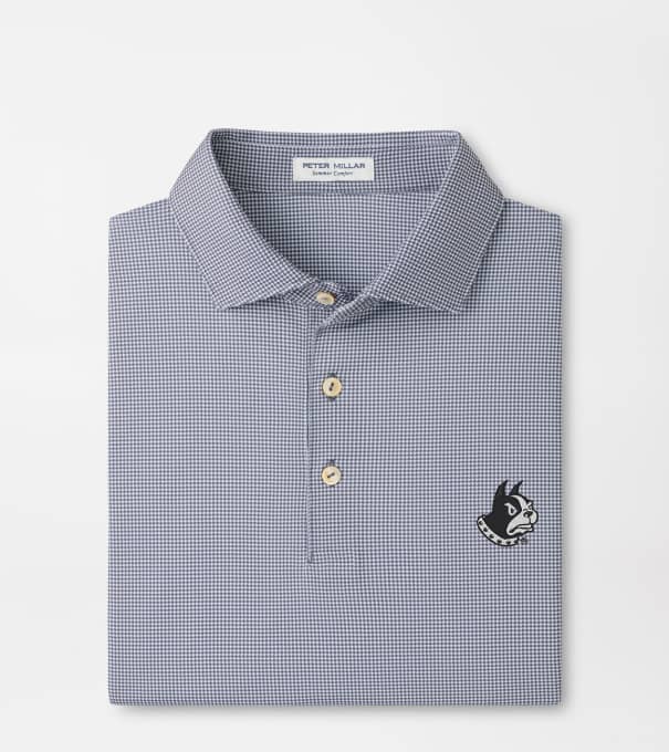 Wofford Terrier Border Performance Jersey Polo in Iron