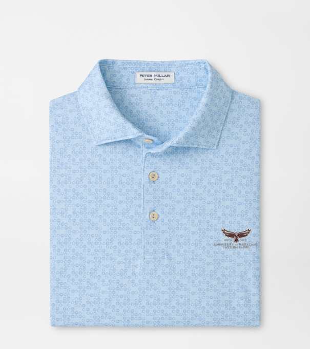 Maryland Eastern Shore Bases Loaded Performance Jersey Polo in PALE BLUE
