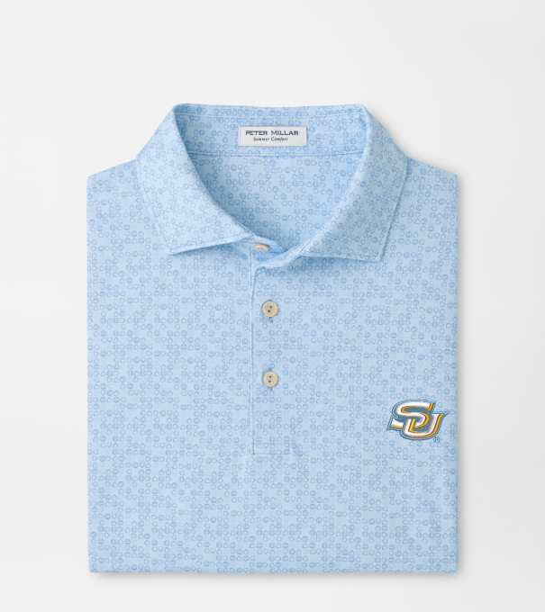 Southern University Bases Loaded Performance Jersey Polo in PALE BLUE