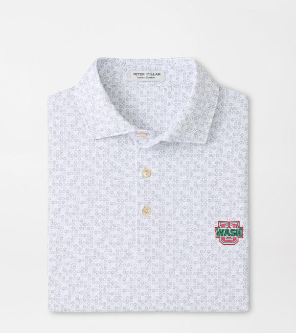 Washington St. Louis Bases Loaded Performance Jersey Polo in White