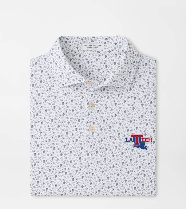 Louisiana Tech Kick Off Performance Jersey Polo in Gale Grey