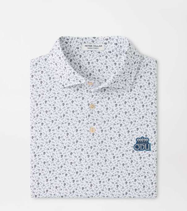 Old Dominion University Kick Off Performance Jersey Polo in Gale Grey