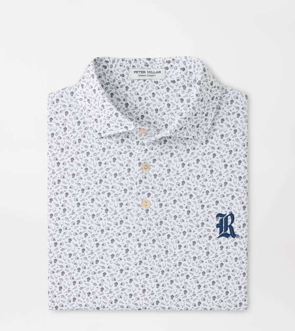 Rice University Kick Off Performance Jersey Polo in Gale Grey