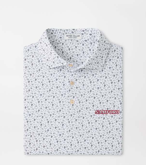 Samford Kick Off Performance Jersey Polo in Gale Grey