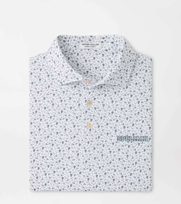 Spelman College Kick Off Performance Jersey Polo in Gale Grey