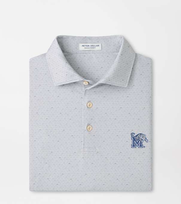 Memphis On The Ball Performance Jersey Polo in British Grey