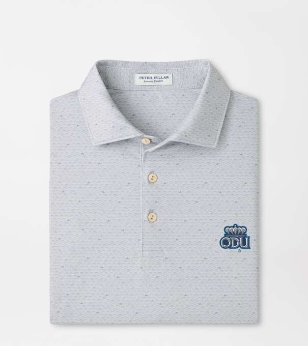 Old Dominion University On The Ball Performance Jersey Polo in British Grey