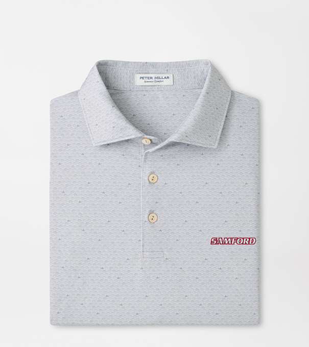 Samford On The Ball Performance Jersey Polo in British Grey