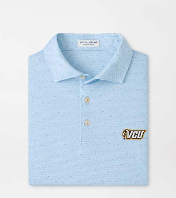 VCU On The Ball Performance Jersey Polo in PALE BLUE