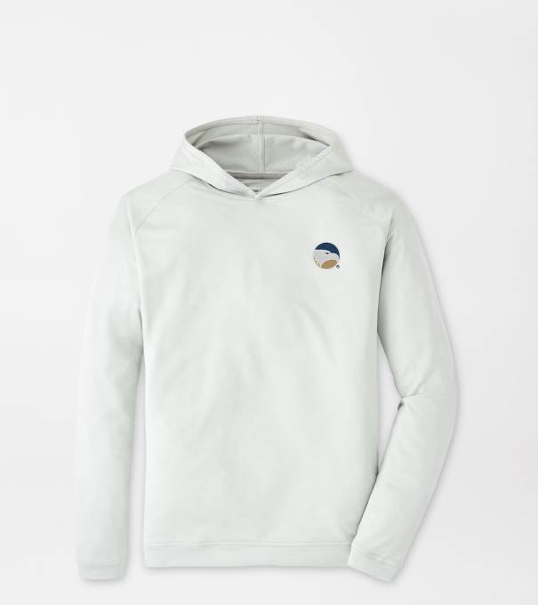 Georgia Southern Eagle Pine Performance Hoodie in British Grey
