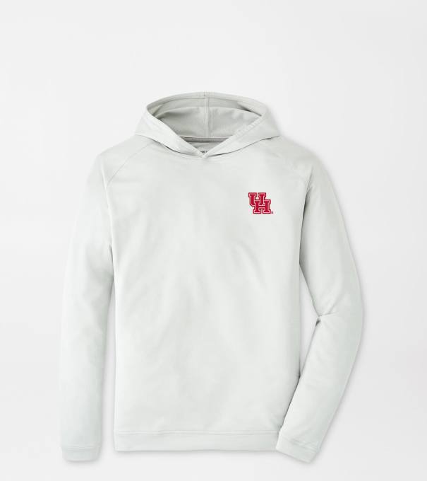 Houston Pine Performance Hoodie in British Grey