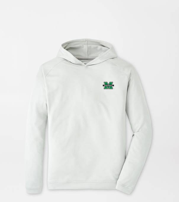 Marshall Pine Performance Hoodie in British Grey