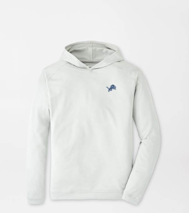 Detroit Lions Pine Performance Hoodie in British Grey